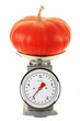 Citrouille sur une balance Citrouille sur une balance