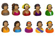 African Icons with headset