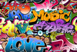 Graffiti seamless background. Hip-hop art
