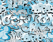 Graffiti seamless background. Urban art texture