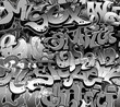 Graffiti seamless background. Urban art texture