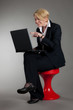 Businessfrau erstaunt