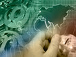 Technology background, collage Technology background, collage