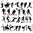Vector: divers sports divers sports