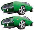 Vektor: Muscle car CS4 Muscle car CS4