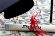 Dollar Geldscheine und Diplom