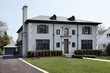 Luxury home with roof windows