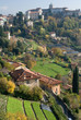 Vista su Bergamo alta