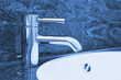 Armatur in blau