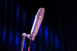 microphone on stage