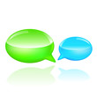 Colorful bubble speech Colorful bubble speech
