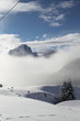 Berg Langkofel in den Dolomiten