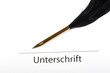 Unterschrift