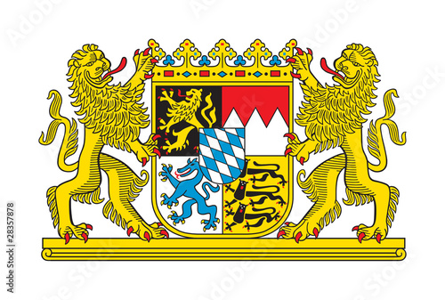Illustration: Bavaria coat of arms Bavaria coat of arms