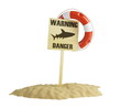warning shark