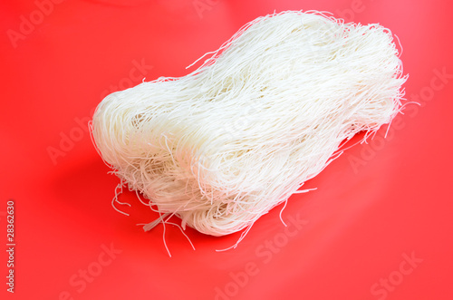 Photo: Rice vermicelli - raw Rice vermicelli - raw