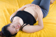 laying pregnant woman 4