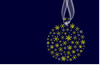 Illustration: Gold Christmas Bauble Gold Christmas Bauble