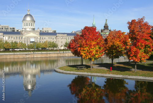 Photo: Old Montreal in autumn, Quebec, Canada Old Montreal in autumn, Quebec, Canada