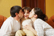 Parents with daughter