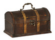 closed wooden chest on seamless background closed wooden chest on seamless background
