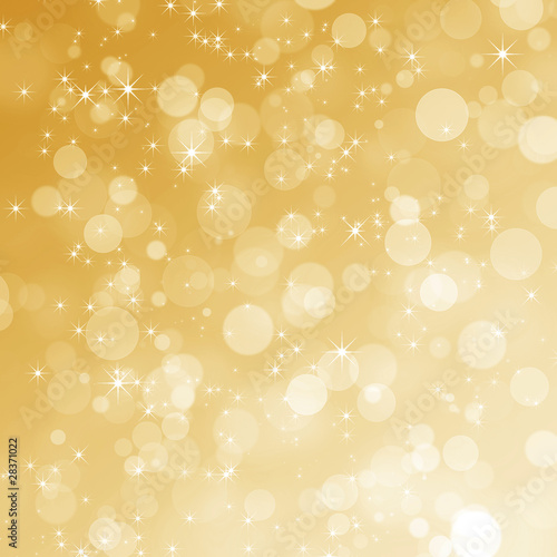 Illustration: Abstract gold Christmas background Abstract gold Christmas background
