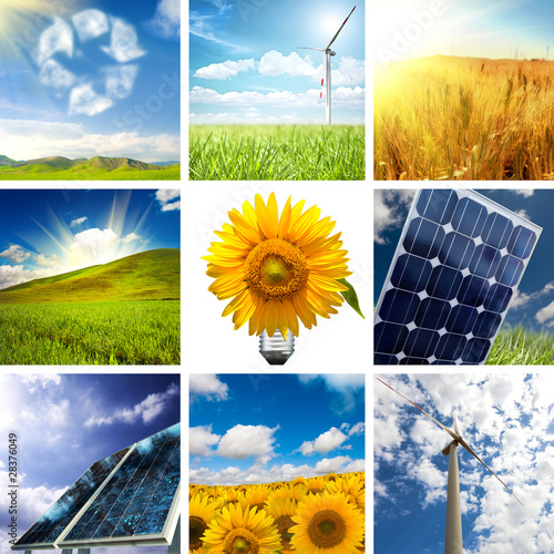 Photo: New energy collage New energy collage