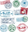 santa claus postmarks