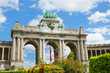 Triumph Arch in Cinquantennaire Parc in Brussels