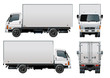Vector delivery / cargo truck
