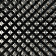 3D render bitmap - brushed metal cube structure