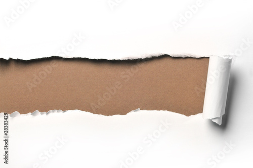Photo: ripped paper ripped paper