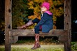 Girl Modeling Knit Hat