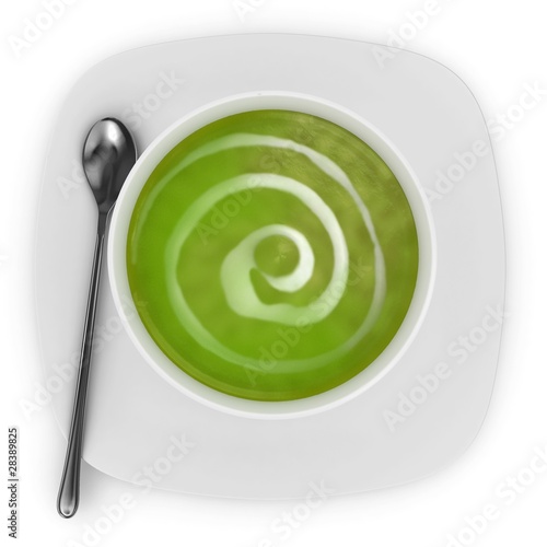 Illustration: Fresh Cream of Broccoli soup Fresh Cream of Broccoli soup