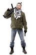 Terrorist with rifle
