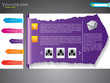 Ripped label web template design Ripped label web template design