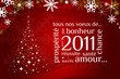 Carte de voeux nouvelle année 2011 Carte de voeux nouvelle année 2011