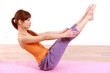 yoga full boat pose