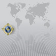 Abstract business background with compass