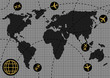 Background with the navigator radar for plane and aircraft
