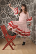 Flamenco Girl, Tänzerin mit Kastagnetten