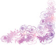 Vector frame from poppy flowers Vector frame from poppy flowers