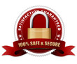 Illustration: 100% safe and secure award 100% safe and secure award