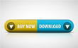 Yellow and blue Buy now / Download button