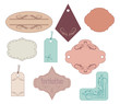 Vintage frames and tags