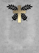 Illustration: Christliches Kreuz auf Stein Christliches Kreuz auf Stein