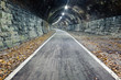 Abandoned train tunnel