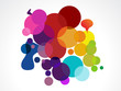abstract colorful circles