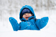 Happy in the snow