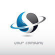 logo entreprise, logo sphère